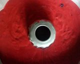 A picture of step 16 of Red velvet bundt fruit cake.