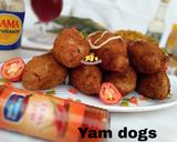 A picture of step 19 of Yam dogs.