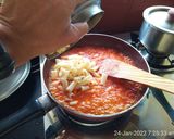 A picture of step 4 of Pasta Soup.