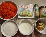 A picture of step 1 of Carrot Halwa Khoa Rolls.