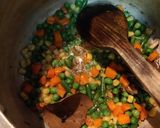 A picture of step 3 of Pulao.