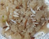 A picture of step 5 of Suji halwa.