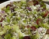 A picture of step 5 of Paneer kiwi salad.