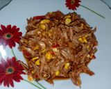 Foto langkah ke 4 dari resep Ayam Suwir Pedas feat Jamur Tiram dan Jagung Manis.