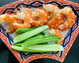 Hình bước làm 5 của món Vào bếp cùng con: Taco tôm với tortilla từ bột mì và sốt salsa xoài