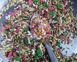 A picture of step 3 of Shahi Mukhwas.