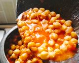 A picture of step 10 of Chana masala/chole masala.