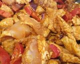 A picture of step 2 of Sweet and spicy chicken.