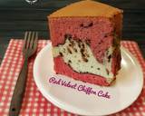541. Red Velvet Chiffon Cake #RabuBaru langkah memasak 10 foto