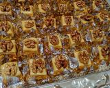 صورة لخطوة 11 من وصفة بقلاوة مورقة 🔶🍯🥜 ومقرمشة بدون آلة التوريق سهلة وسريعة