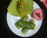 A picture of step 6 of Stuffed Cabbage roll.