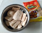 Hình bước làm 1 của món Sườn non chay chiên muối ớt