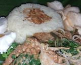Foto langkah ke 4 dari resep Nasi Gurih Pecel Jogja.