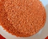 A picture of step 1 of Dal masoor with Toarie.