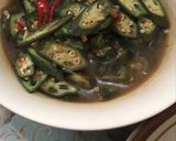 Foto langkah ke 3 dari resep Tumis Okra terasi.