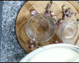 A picture of step 9 of Rose Mahalabia (Arabian dessert) Milk pudding.