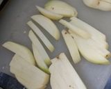 A picture of step 1 of Chilli Potato.