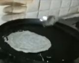 A picture of step 4 of Kuttu ka cheela.