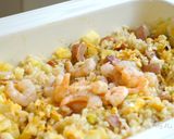 A picture of step 8 of Fried rice with pineapple & shrimp.