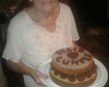 Foto del paso 4 de la receta: Torta de Coco y Canela, con galletas de chocolate 🎂