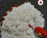 A picture of step 4 of Protein rich Chole Gatta Pulav.