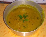 A picture of step 4 of Gujarati Dal.
