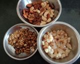 A picture of step 3 of Healthy tasty nutritious energy packed sweet badam pisin ladoo.