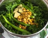 A picture of step 3 of Coriander Coconut Chutney (Karnataka Special Coconut Chutney).