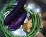Foto langkah ke 1 dari resep Sayur Lodeh Terong.