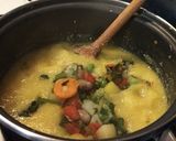 Tejszínes lazacfilé puliszkával recept fázis 3 fotója