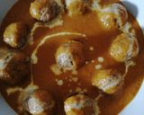 A picture of step 9 of Malai kofta.
