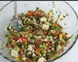 A picture of step 4 of Sprouted Moong salad.