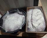 Foto langkah ke 7 dari resep Roti Sourdough Ubi Ungu Yeast Anggur.