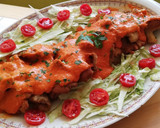 Foto del paso 9 de la receta: Setas empanadas en salsa de pimiento de piquillo