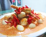 Foto langkah ke 4 dari resep Sambal telur puyuh kuah santan.