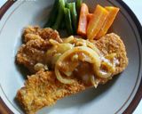 Foto langkah ke 4 dari resep Tempe katsu saus bombay.