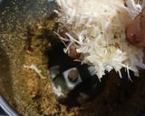 A picture of step 4 of Karivepaku karam podi curry leaves powder Andhra style.