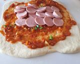A picture of step 5 of Stromboli pizza.