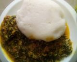 A picture of step 1 of Egusi Soup.