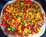 Rainbow Vegetable Pizza recipe step 7 photo