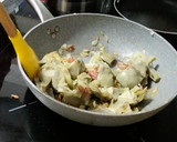 Foto del paso 6 de la receta: Alcachofas con jamón y huevo poché