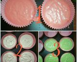 Foto langkah ke 9 dari resep Bolu Kukus Mekar Semangka.