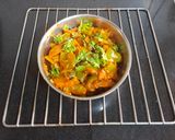 A picture of step 4 of Capsicum Sabzi.