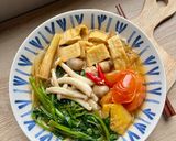 Hình bước làm 4 của món Bún Thái chay