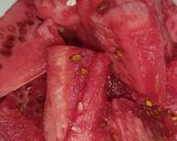 A picture of step 1 of Watermelon Slush.
