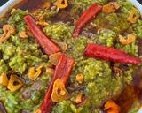 A picture of step 6 of Garlic and spinach khichadi.