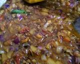 A picture of step 7 of Achari Methi kadu.