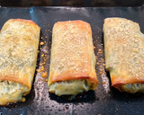 Foto del paso 11 de la receta: 173.🥟Empanadas de masa filo de espinacas, setas y ricota🍄‍🟫🧀