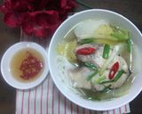 Hình bước làm 5 của món Bún cá thu