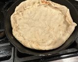 A picture of step 2 of Cast Iron Skillet Pepperoni Onion Pizza.